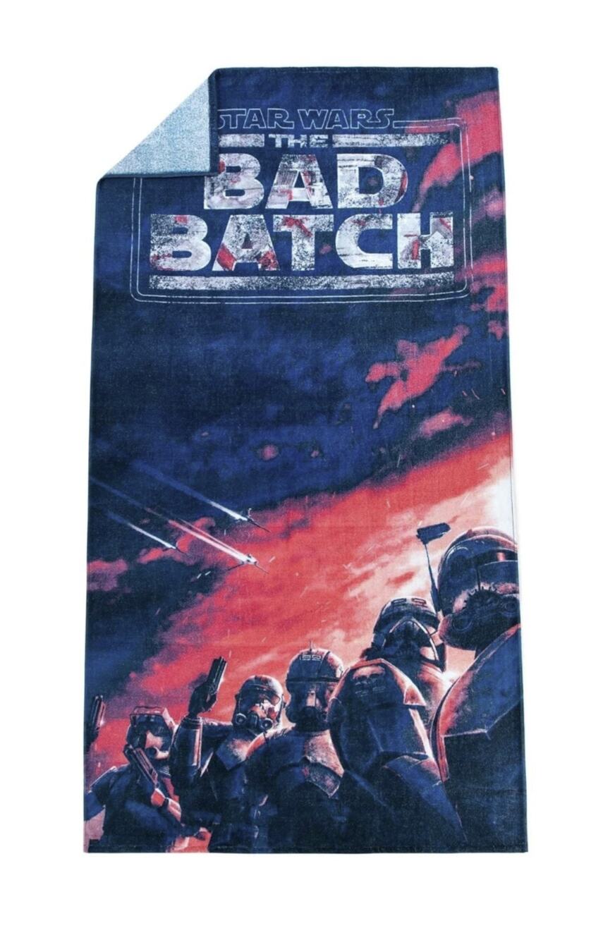 Star Wars Bad Batch Beach Towel Multicolor ( 34” x 64”) 100% Cotton